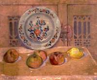 Still Life with Plate and Apples