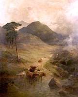 Landscape with Highland Cattle