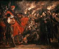 Cardinal Wolsey Entering Leicester Abbey