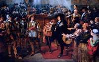 Charles I Leaving Westminster after His Death Sentence Had Been Passed