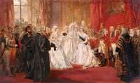 Her Majesty the Queen Holding a Drawing Room at St James's Palace