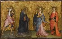 Saint Christopher with the Child and Saints Lucy, Catherine and Anthony