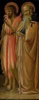Saint John the Baptist and Saint Anthony Abbot (recto)