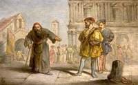 Scene from Shakespeare's 'The Merchant Of Venice'