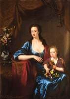 Anne, Countess of Aberdeen, and Her Son, Lord William Gordon of Fyvie (after William Mosman)
