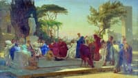 Horace Reading His Verses