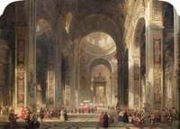 Interior of St Peter's, Rome