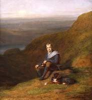 Sir Walter Scott with a Dog