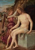 The Resurrected Christ with an Angel