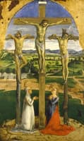 Crucifixion with Saint Mary Magdalene and a Donor