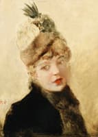 Young Woman Wearing a Hat