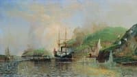 The Shutka Cutter Attacking a Turkish Ship