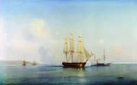 The Battle of a Russian Brig with Turkish Ships