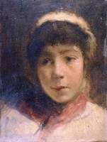 Girl in A White Cap