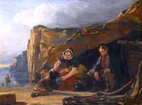 Shore Scene with Figures