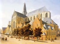 The Grote or St. Bavokerk in Haarlem