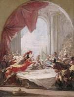 Philip of Macedonia Checking the Anger of Alexander