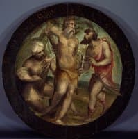 Saint Ignatius of Antioch Disemboweled by Trajan's Torturers