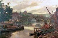 The Old Bridge at Maidstone, Kent, Looking South