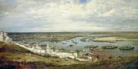 A View of Nizhny Novgorod (study)
