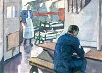 First World War: A Ward in a Hospital Ship