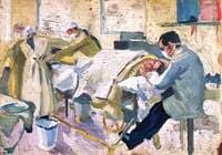 First World War: An Operating Theatre in a Hospital Ship
