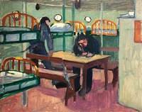 First World War: Two Sailors in a Dormitory below Decks