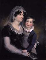 Carolina Oliphant, Lady Nairne, Songwriter, with her Son William Murray Nairne