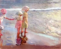 Three Sisters on the Beach