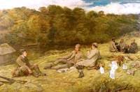 Hunting Party at Stobhall in the Carse of Gowrie