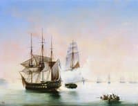 The Mercury Cutter Seizing Sweden's Venus Frigate, 1789
