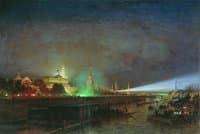 The Moscow Kremlin at Night