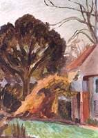 Monk's House, and a Tree in the Garden