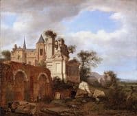 Ideal Landscape with a Romanesque Church