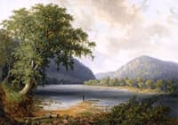 River Landscape with Figures