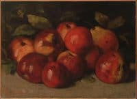 Still Life with Apples and a Pear