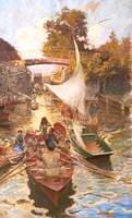 A Study of Boulter's Lock, Maidenhead, Berkshire