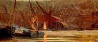 Night Scene on the Medway