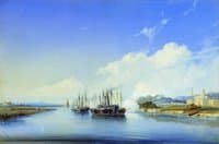 The Attack on a Turkish Fortress on the Danube