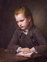 A Boy with a Lesson-Book