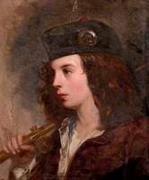 Alfred Grey, the Artist's Son, with a Fishing Rod over His Shoulder