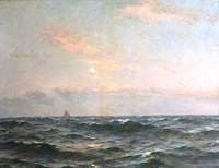 Sunset on a Calm Sea