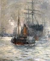 Evening Departure, London River Boat