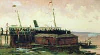 Steamship by the Pier