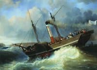 The Emperor Nicholas Passenger Ship in the Black Sea