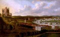 View from One Tree Hill: The Queen's House and the Royal Observatory, Greenwich