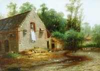 Landscape in Normandy
