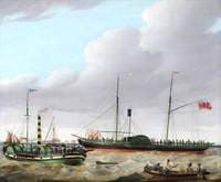 The 'Lion' and 'Calder' off Goole