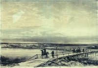 The Pontoon Bridge across the Danube