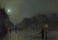 View of Heath Street by Night